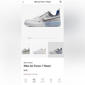 Nike Air Force 1 React New